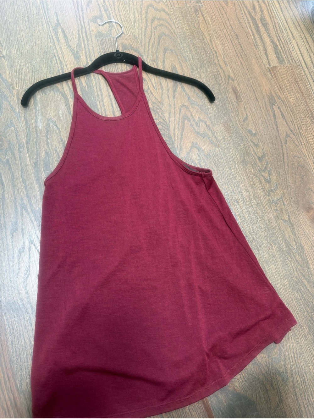 Athleta Racerback Tank Top in Deep Berry